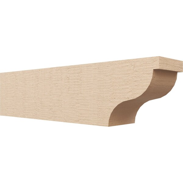 Ekena Millwork 6in. W x 8in. H x 32in. L Garner Woodgrain TimberThane Rafter Tail, Primed Tan RFTUR06X08X32GARRCPR - main